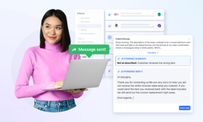 Top 10 Ways to Use AI in eCommerce Customer Support cover